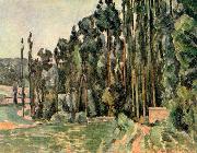 Paul Cezanne Die Pappeln Spain oil painting artist